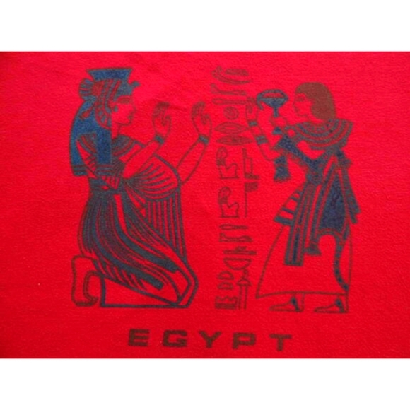 Red Egypt Graphic Men's T-Shirt - Picture 1 of 7